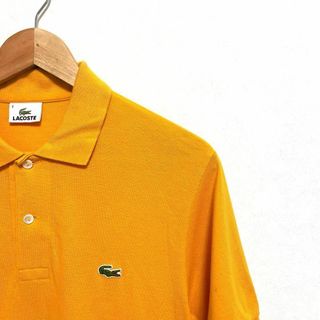 ラコステ(LACOSTE)のラコステ　ポロシャツ　オレンジ　4(ポロシャツ)