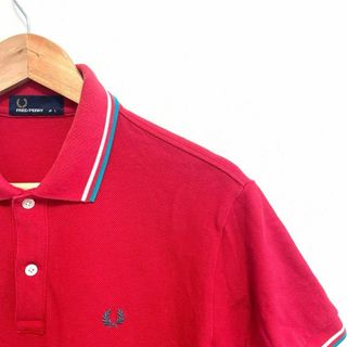 フレッドペリー(FRED PERRY)のフレッドペリー　ポロシャツ　赤　ヒットユニオン　レッド(ポロシャツ)