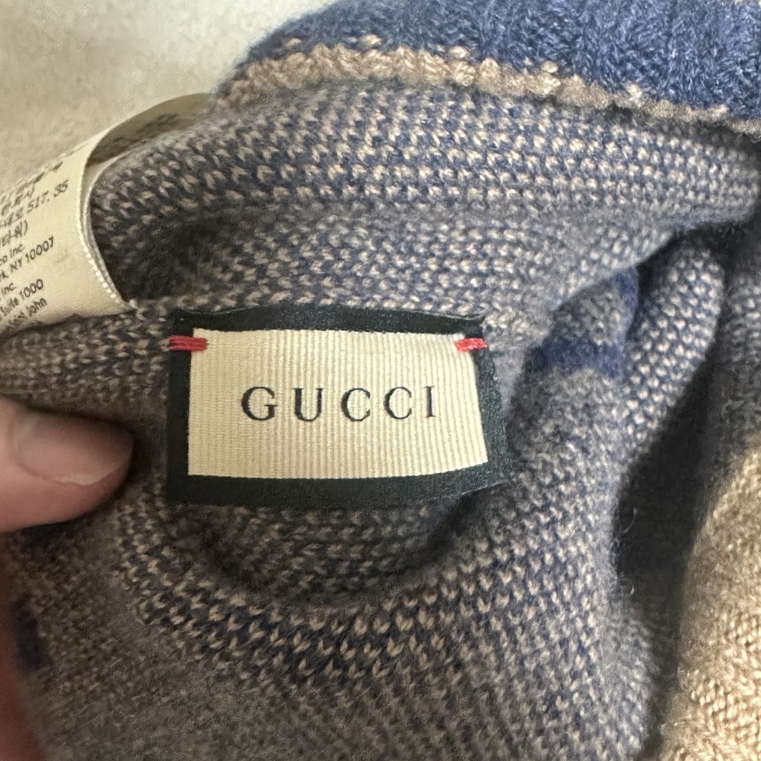 Gucci(グッチ)のGucci GG jacquard cashmere knit beanie レディースの帽子(ニット帽/ビーニー)の商品写真