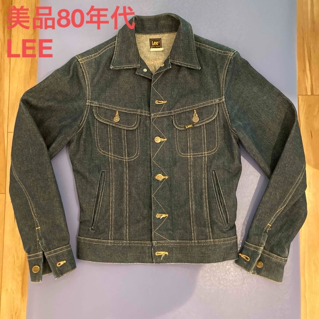 Lee(リー)の【80s米国製】lee デニムジャケット　34 メンズのジャケット/アウター(Gジャン/デニムジャケット)の商品写真