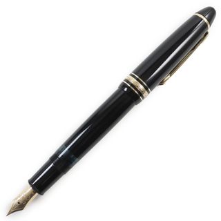 モンブラン(MONTBLANC)の美品●MONTBLANC モンブラン マイスターシュテュック No.146 ペン先K14 EFニブ ホワイトスター 万年筆 ブラック ゴールド メンズ(ペン/マーカー)