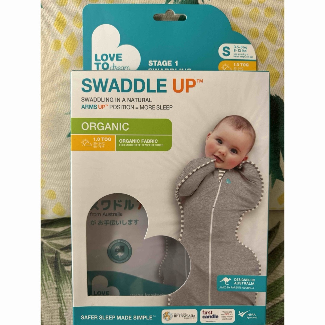 ⭐︎美品⭐︎スワドルアップ  オーガニック　Swaddle Up Sサイズ キッズ/ベビー/マタニティのこども用ファッション小物(おくるみ/ブランケット)の商品写真