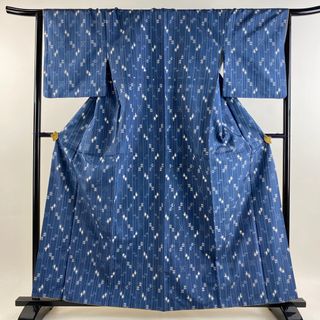 紬 身丈160cm 裄丈66cm 正絹 美品 秀品 【中古】(着物)