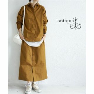 美品★antiqua シャツ スカート セットアップ 510