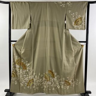 訪問着 身丈161cm 裄丈64cm 正絹 名品 【中古】(着物)