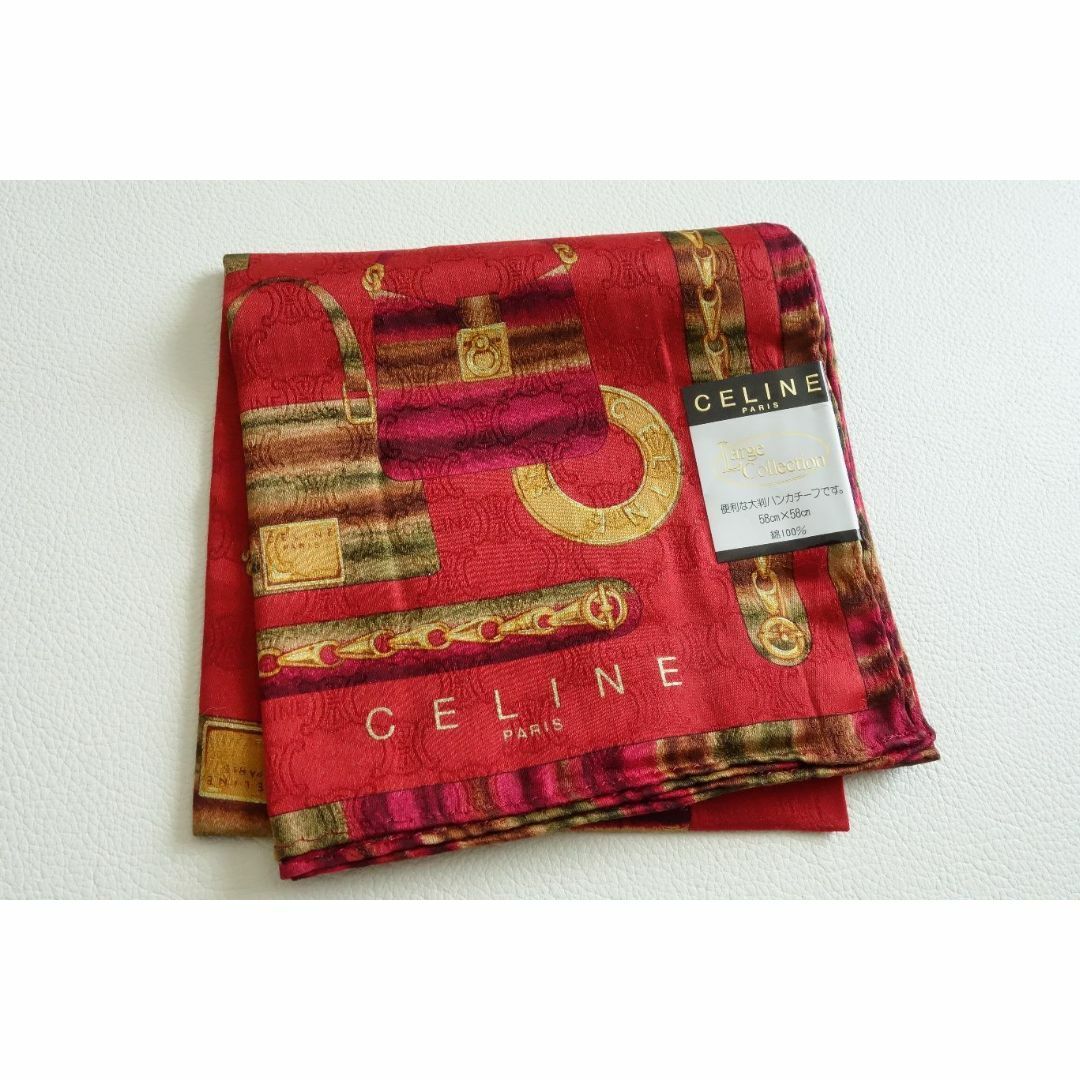 celine(セリーヌ)の新品 CELINE セリーヌ レディース 大判ハンカチ レディースのファッション小物(ハンカチ)の商品写真