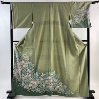 訪問着 身丈164.5cm 裄丈67cm 正絹 名品 【中古】(着物)