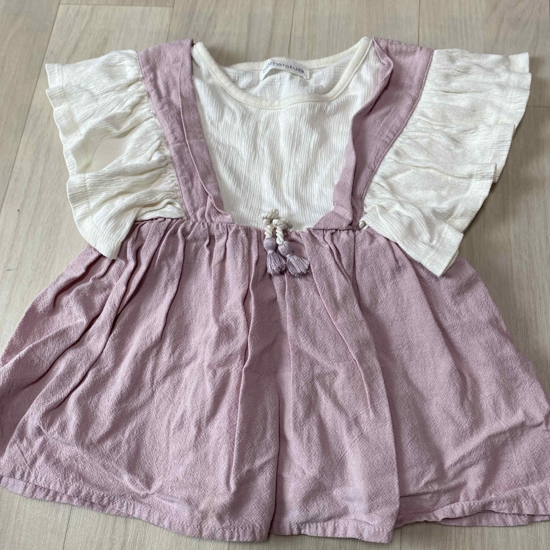 ママラク110 キッズ/ベビー/マタニティのキッズ服女の子用(90cm~)(Tシャツ/カットソー)の商品写真