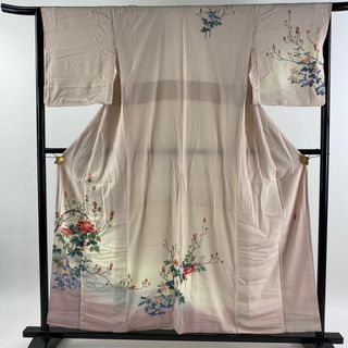 訪問着 身丈155cm 裄丈65cm 正絹 名品 【中古】(着物)