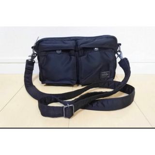 ヨシダカバン(吉田カバン)の☆美品☆PORTER ポーター タンカー 2way ショルダーバッグ 黒 t☆(ボディバッグ/ウエストポーチ)