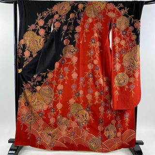 振袖 身丈168cm 裄丈67cm 正絹 名品 【中古】(着物)