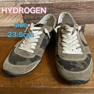 ハイドロゲン(HYDROGEN)のハイドロゲン　レザー　キャンバス　スニーカー　迷彩　サイズ37(スニーカー)