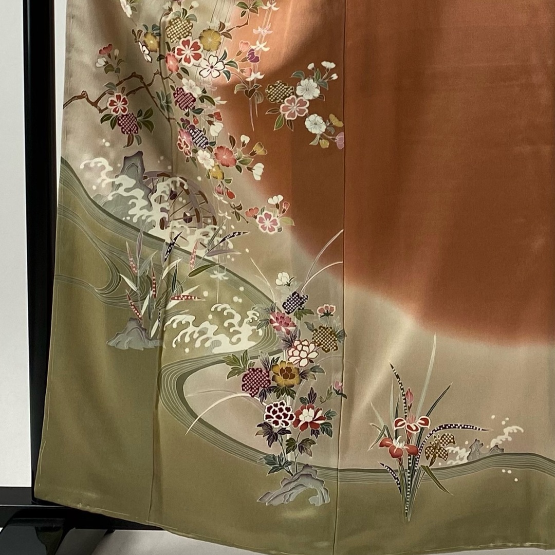 訪問着 身丈161cm 裄丈63.5cm 正絹 美品 名品 【中古】 レディースの水着/浴衣(着物)の商品写真