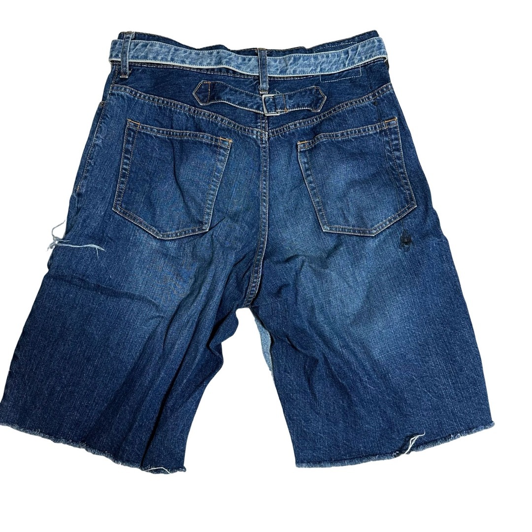 sacai(サカイ)のsacai x Dr. woo19ss Docklng Denim Shorts メンズのパンツ(ショートパンツ)の商品写真