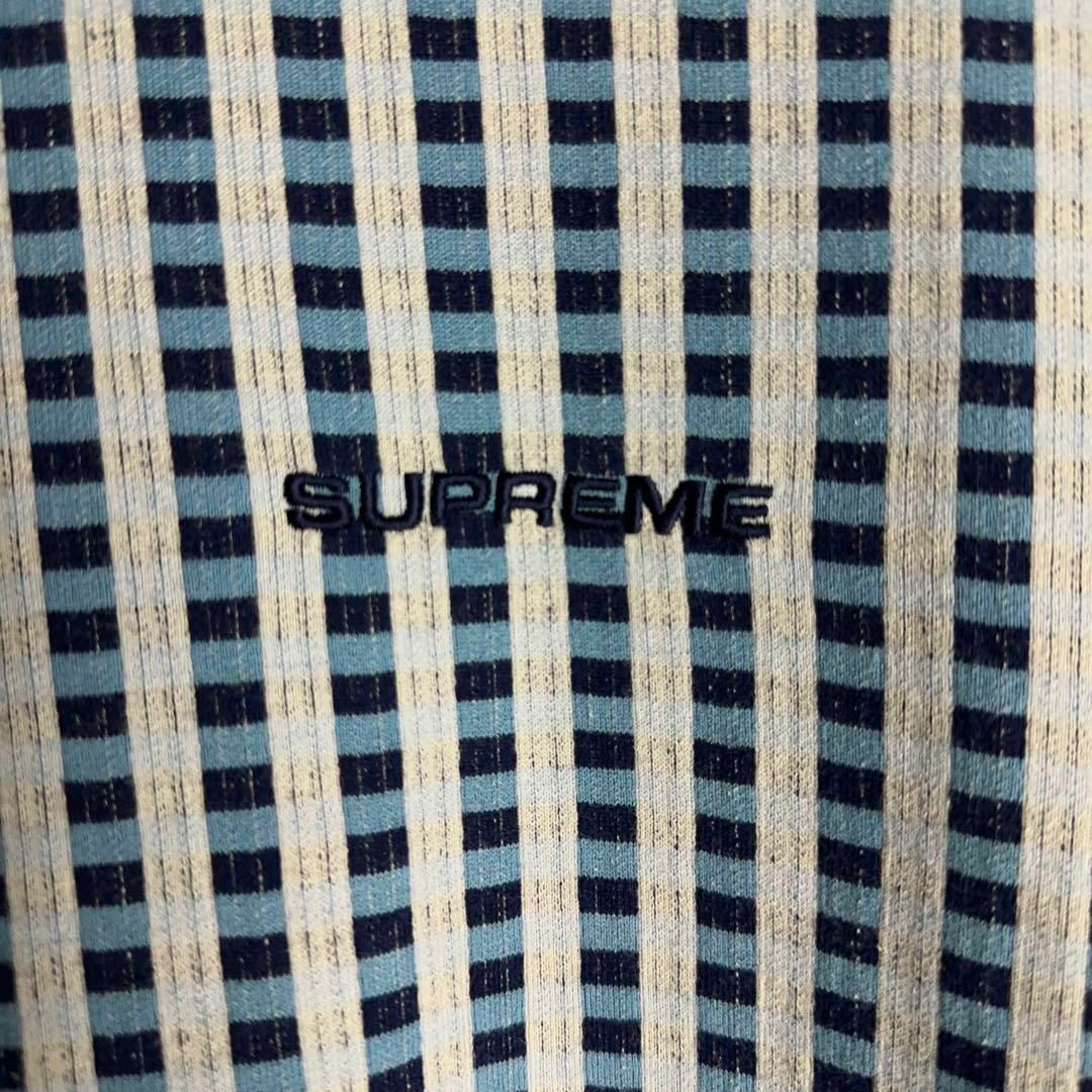 Supreme(シュプリーム)の9371【総柄デザイン】シュプリーム☆センター刺繍ロゴ肉厚tシャツ　美品 メンズのトップス(Tシャツ/カットソー(半袖/袖なし))の商品写真