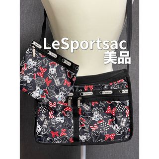 レスポートサック(LeSportsac)のレスポートサック ショルダーバッグ　 ポーチ付き　　　ディズニーコラボ　美品(ショルダーバッグ)