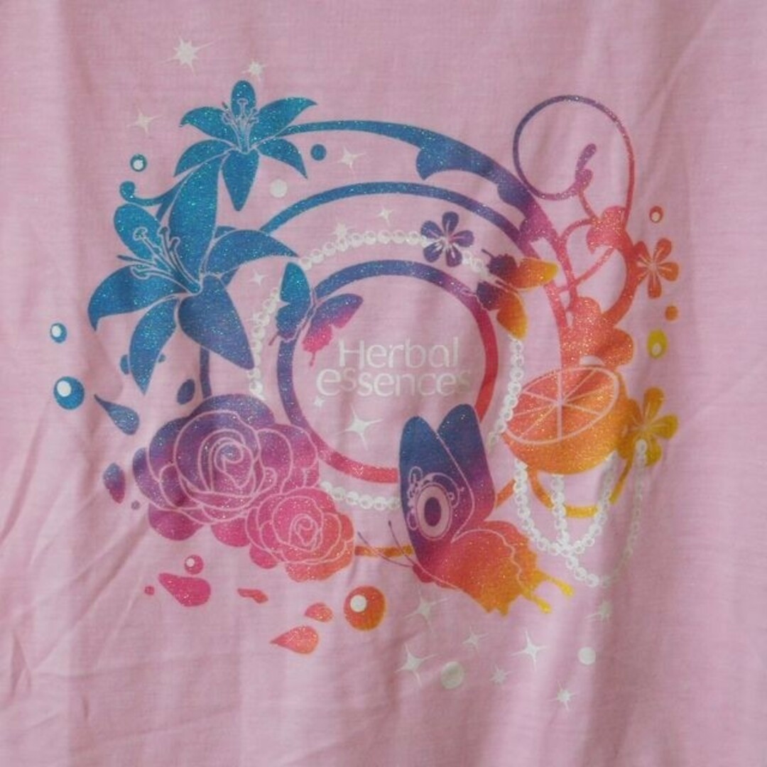 Mサイズ 新品  半袖プリントＴシャツ　レディース ピンク色　夏服 レディースのトップス(Tシャツ(半袖/袖なし))の商品写真