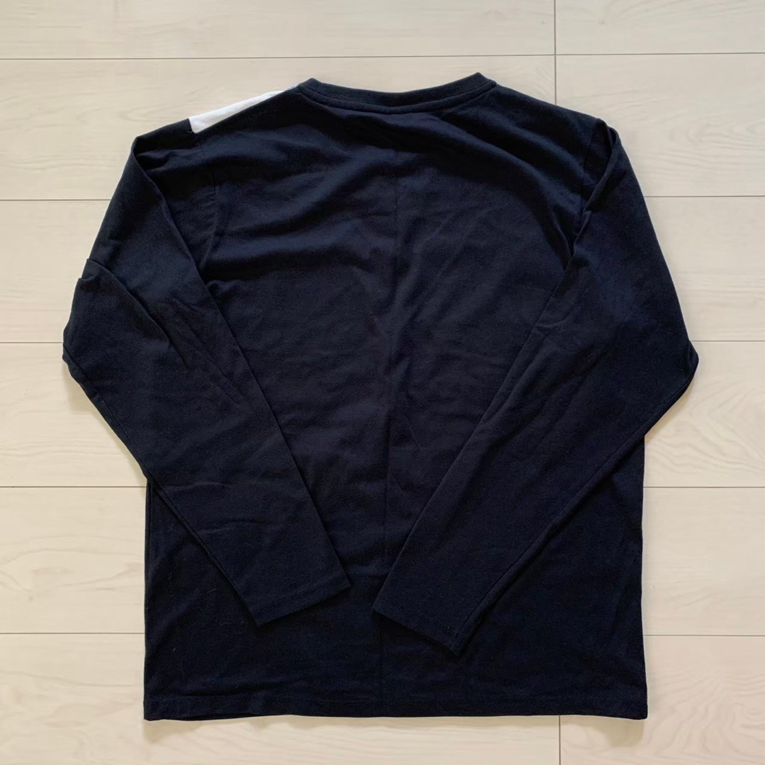 ikka(イッカ)のikka 長袖カットソー L ロンT L ストライプ切替 長袖シャツ L メンズのトップス(Tシャツ/カットソー(七分/長袖))の商品写真