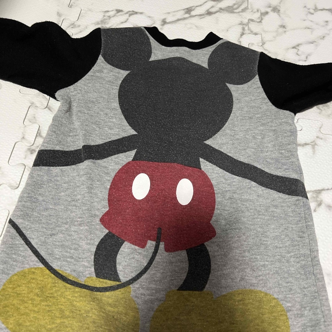 Disney(ディズニー)のミッキー ベビー服 80 キッズ/ベビー/マタニティのベビー服(~85cm)(ロンパース)の商品写真