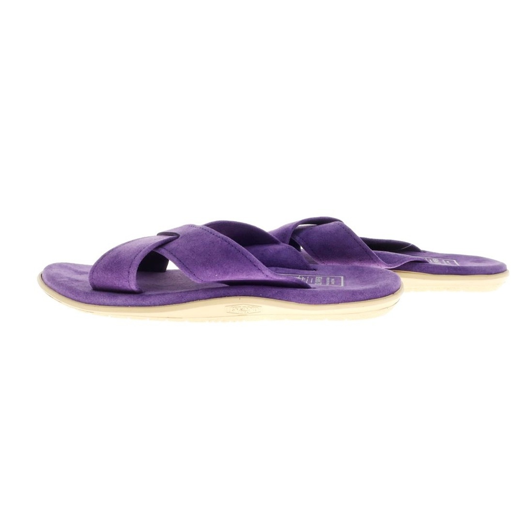 ISLAND SLIPPER(アイランドスリッパ)の【中古】【未使用】アイランドスリッパ ISLAND SLIPPER スエード クロスストラップ サンダル パープル【サイズ9】【メンズ】 メンズの靴/シューズ(サンダル)の商品写真