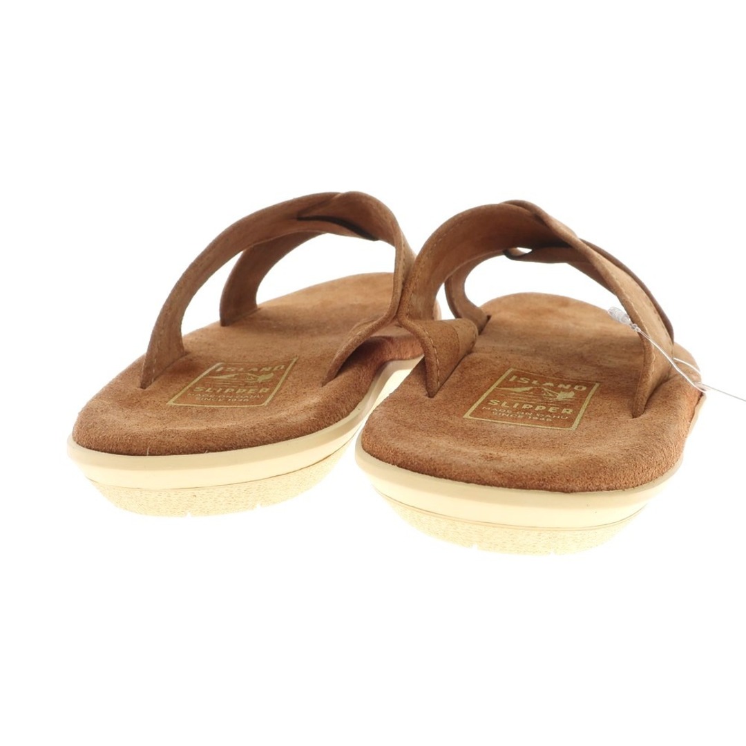 ISLAND SLIPPER(アイランドスリッパ)の【中古】【未使用】アイランドスリッパ ISLAND SLIPPER スエード クロスストラップ サンダル ブラウン【サイズ9】【メンズ】 メンズの靴/シューズ(サンダル)の商品写真