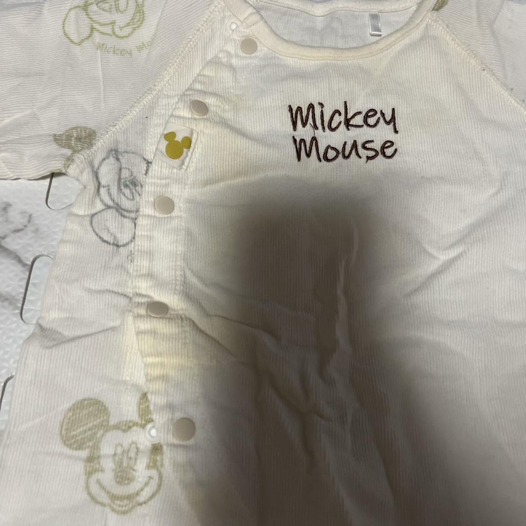 Disney(ディズニー)のミッキー ベビー服 ロンパース キッズ/ベビー/マタニティのベビー服(~85cm)(ロンパース)の商品写真