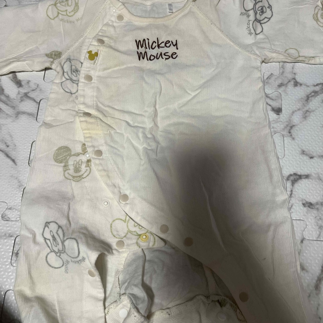 Disney(ディズニー)のミッキー ベビー服 ロンパース キッズ/ベビー/マタニティのベビー服(~85cm)(ロンパース)の商品写真