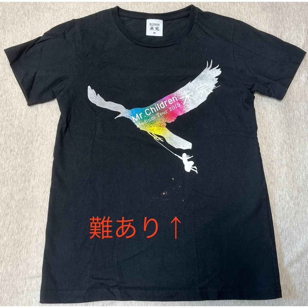 Mr.Children(ミスターチルドレン)のMr.Children 未完ツアーTシャツ※汚れあり エンタメ/ホビーのタレントグッズ(ミュージシャン)の商品写真