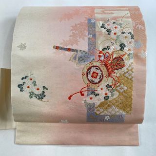 名古屋帯 美品 優品 正絹 【中古】(帯)