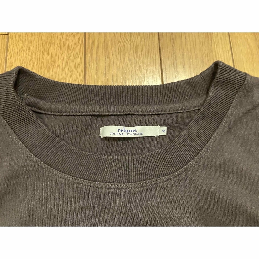 JOURNAL STANDARD relume(ジャーナルスタンダードレリューム)のジャーナルスタンダードレリューム　ポケット付き　Tシャツ　M チャコールグレー メンズのトップス(Tシャツ/カットソー(半袖/袖なし))の商品写真