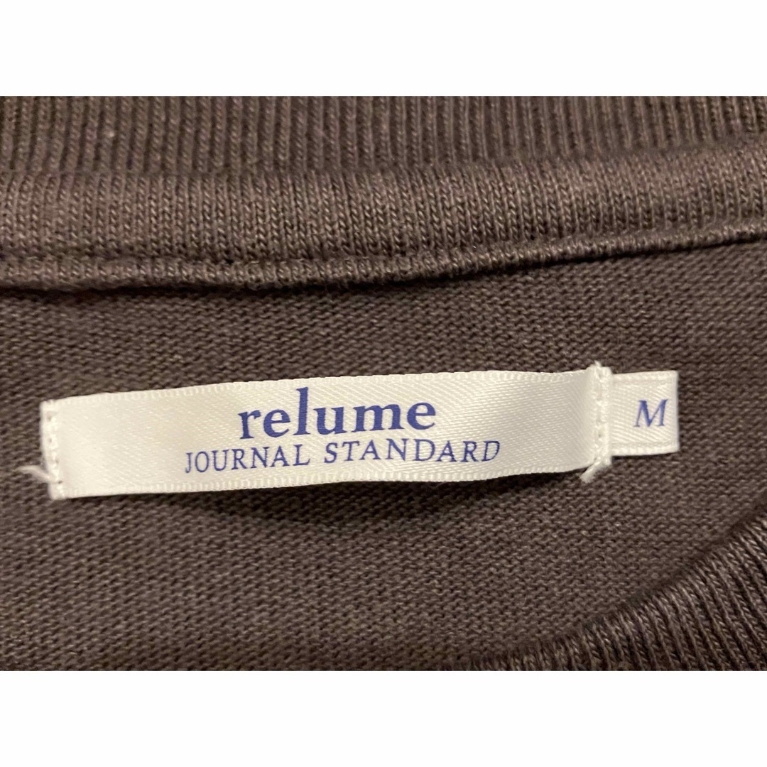 JOURNAL STANDARD relume(ジャーナルスタンダードレリューム)のジャーナルスタンダードレリューム　ポケット付き　Tシャツ　M チャコールグレー メンズのトップス(Tシャツ/カットソー(半袖/袖なし))の商品写真