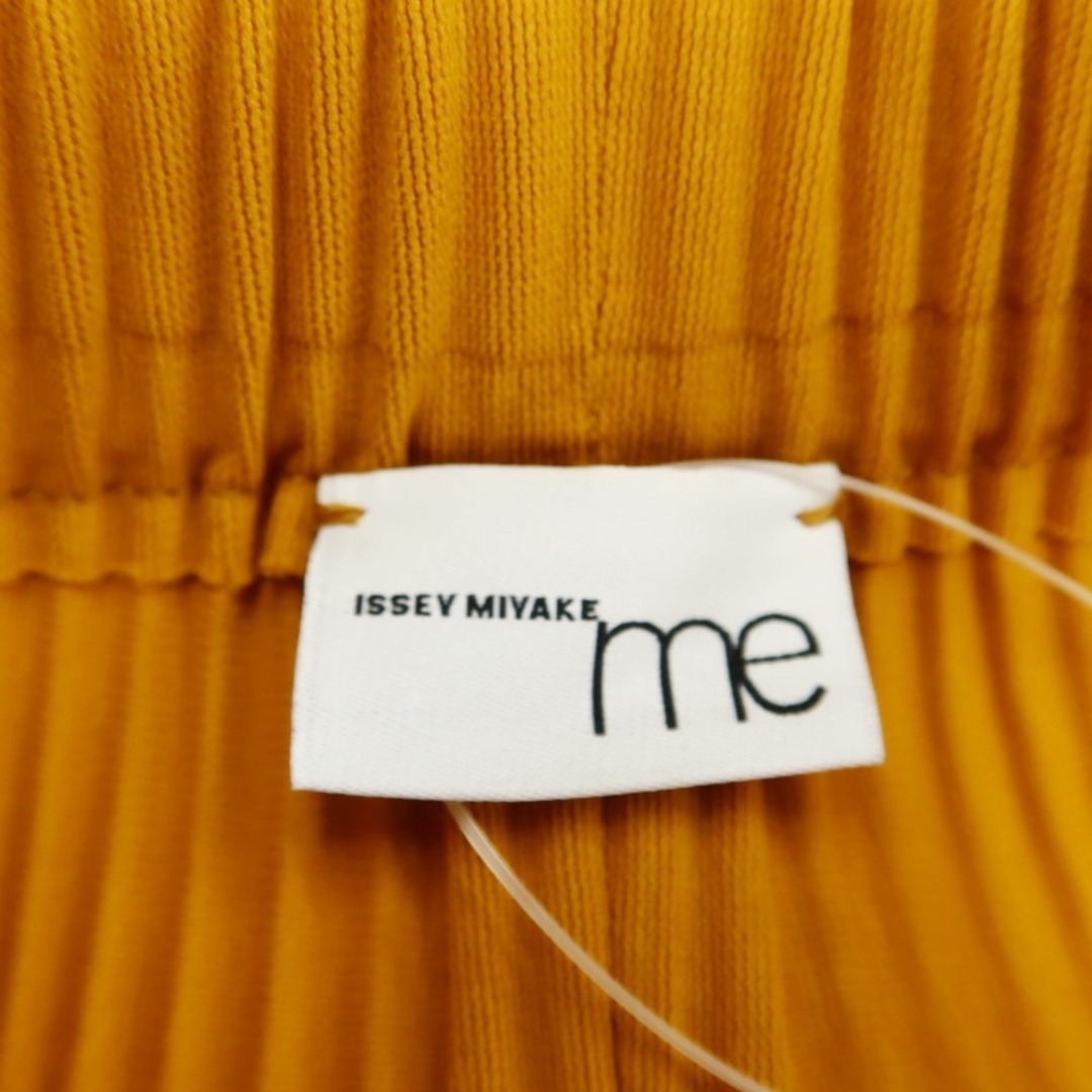 【中古】ミー イッセイミヤケ me ISSEY MIYAKE 2024年春夏 プリーツ加工 イージーパンツ イエローオレンジ系【サイズ表記なし（M位）】【レディース】 レディースのパンツ(その他)の商品写真