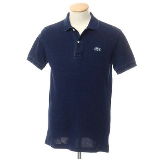 ラコステ(LACOSTE)の【中古】ラコステ LACOSTE コットン 半袖ポロシャツ ネイビー【サイズ3】【メンズ】(ポロシャツ)