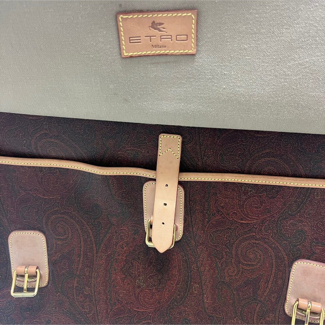 ETRO - 希少サイズ ETRO エトロ 大容量 旅行カバン 2way バッグ