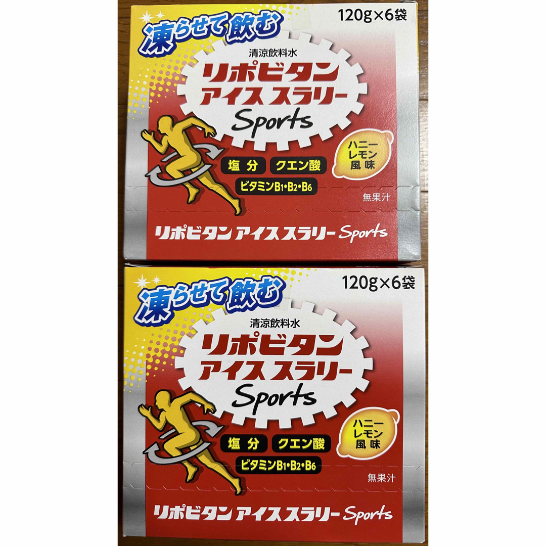 大正製薬(タイショウセイヤク)のリポビタンアイススラリー for Sports 120g×6個 ２箱　大正製薬 食品/飲料/酒の飲料(その他)の商品写真