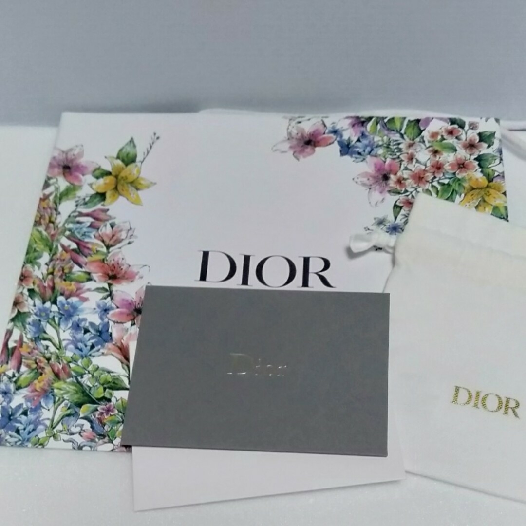 Christian Dior(クリスチャンディオール)の「①ショップ袋」MissDiorショップ袋 布製 巾着袋 レディースのバッグ(ショップ袋)の商品写真