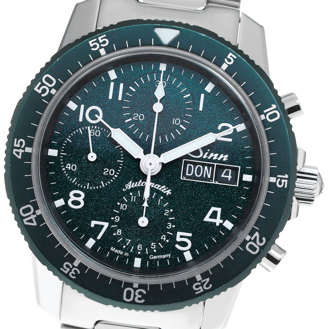 SINN - ジン Sinn 103.SA.G U50 クロノグラフ デイデイト 自動巻き メンズ 美品 箱・保証書付き_815690