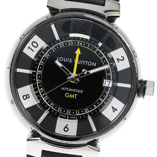 ルイヴィトン(LOUIS VUITTON)のルイ・ヴィトン LOUIS VUITTON Q113K タンブールインブラック GMT デイト 自動巻き メンズ 箱付き_814884(腕時計(アナログ))
