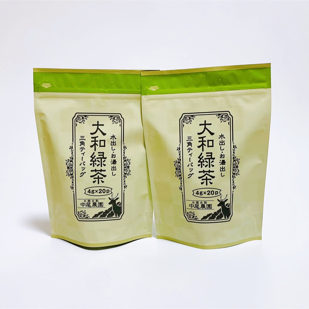 奈良県産　緑茶ティーバッグ　ティーパック　大和茶　日本茶　煎茶 食品/飲料/酒の飲料(茶)の商品写真
