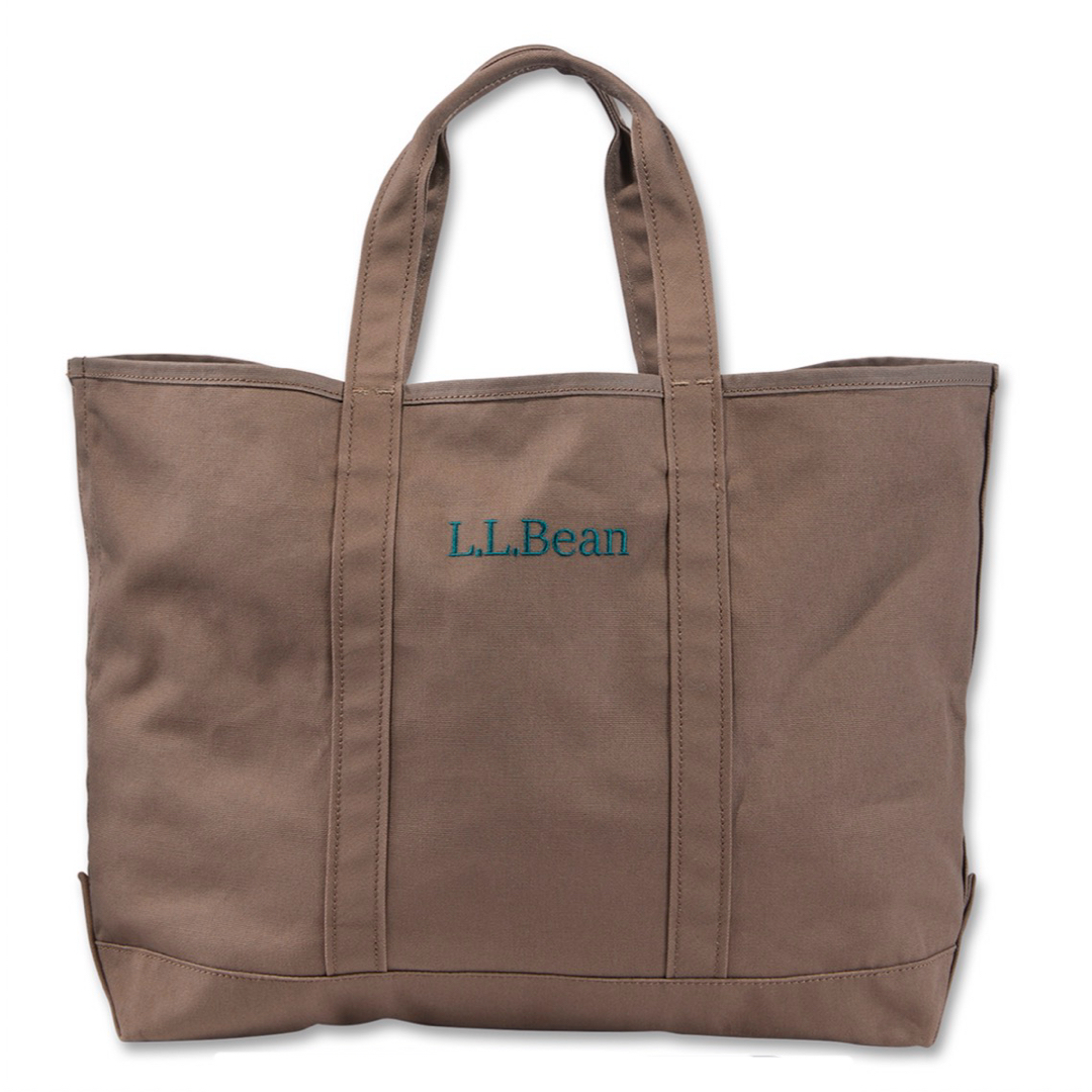 L.L.Bean(エルエルビーン)の【LLビーン】新品・未使用⭐︎グローサリー・トート⭐︎フォッシル・ブラウン レディースのバッグ(トートバッグ)の商品写真