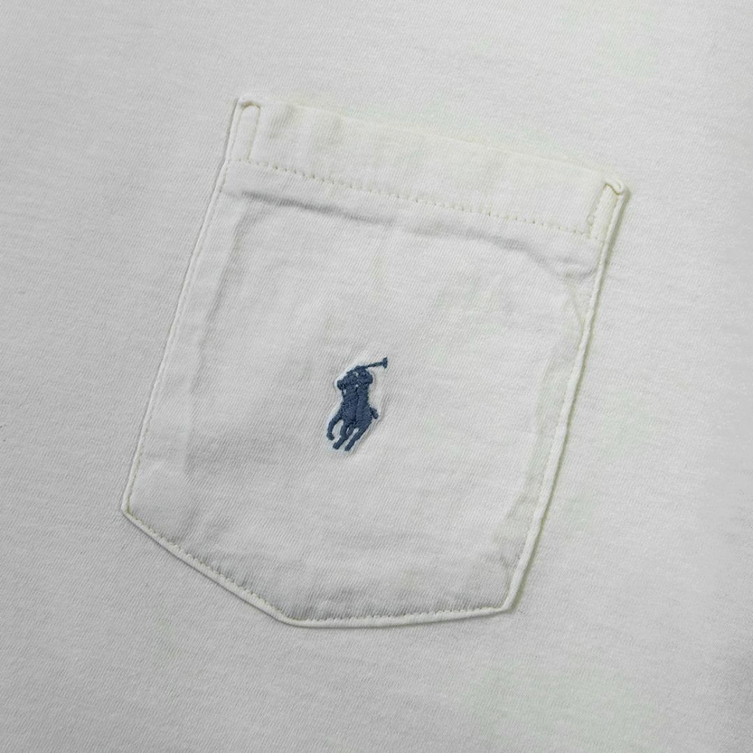 POLO RALPH LAUREN(ポロラルフローレン)のUSA製 80s90s ビンテージ 美品 POLO COUNTRY ポケT 無地 メンズのトップス(Tシャツ/カットソー(半袖/袖なし))の商品写真