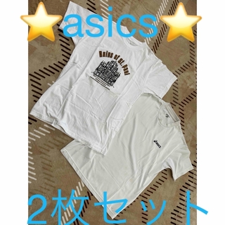 アシックス(asics)の⭐️asics⭐️アシックス ⭐️&⭐️カットソー⭐️2点セット⭐️(Tシャツ/カットソー(半袖/袖なし))