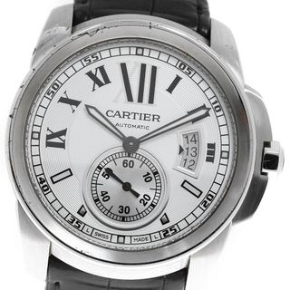 カルティエ(Cartier)のカルティエ CARTIER W7100037 カリブルドゥカルティエ デイト 自動巻き メンズ _815498(腕時計(アナログ))