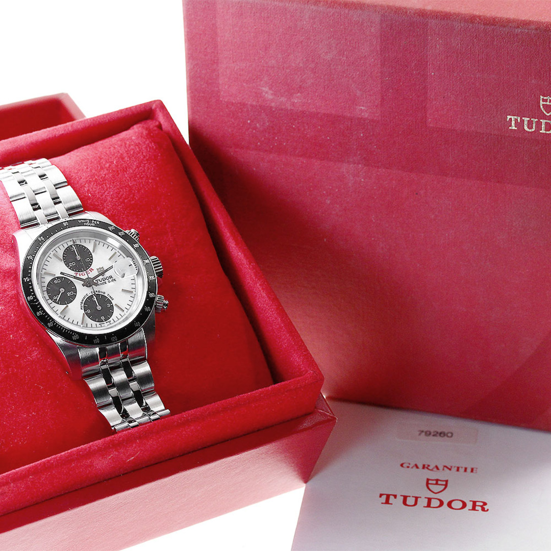 Tudor(チュードル)のチュードル TUDOR 79260 プリンスデイト クロノタイム 自動巻き メンズ 良品 箱・保証書付き_815674 メンズの時計(腕時計(アナログ))の商品写真