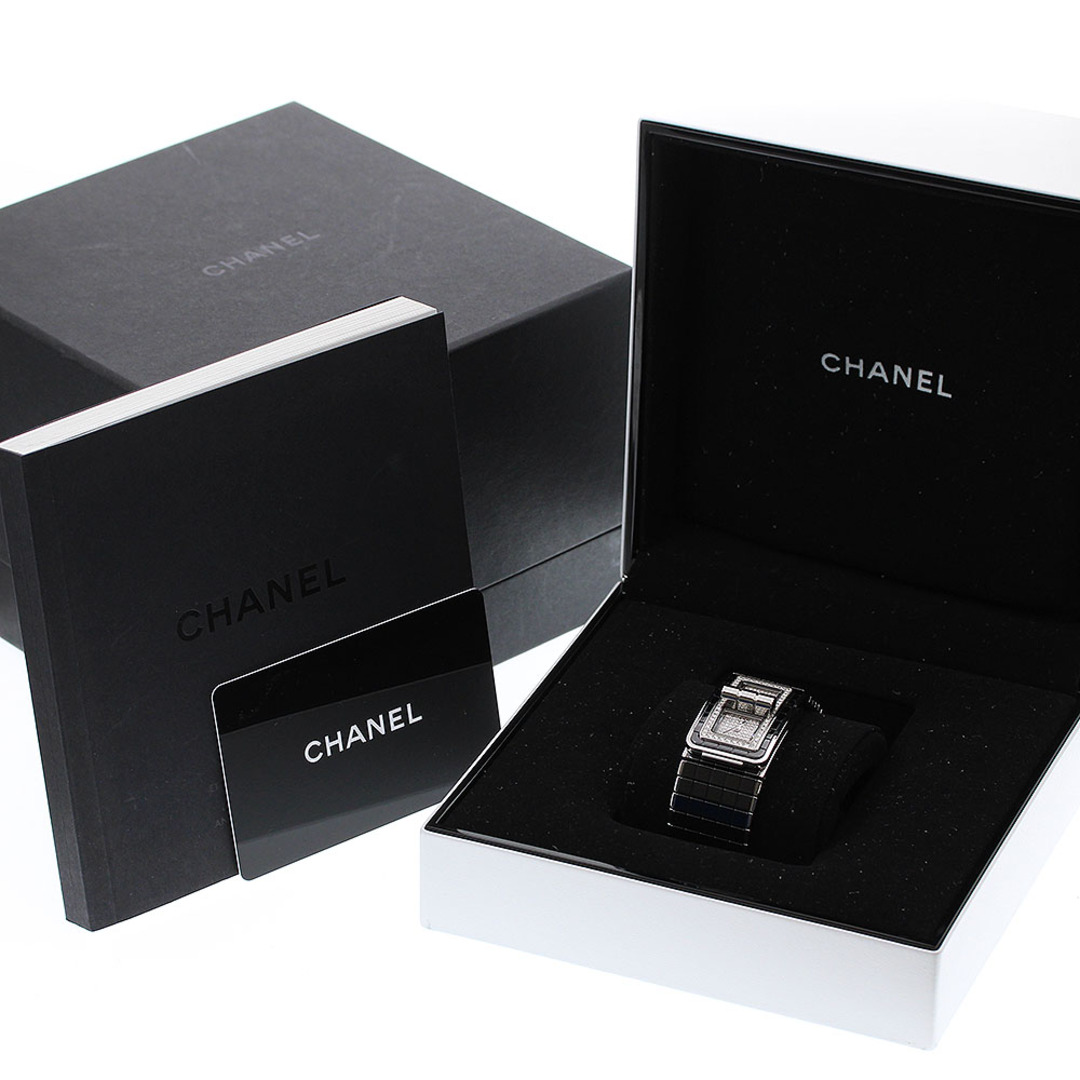 CHANEL(シャネル)のシャネル CHANEL H6027 コード ココ 黒セラミック ダイヤモンド クォーツ レディース 箱・保証書付き_817019 レディースのファッション小物(腕時計)の商品写真