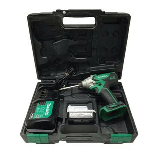 マキタ(Makita)のmakita マキタ 充電式インパクトドライバ M695DSA バッテリ BL1420G 充電器 DC18SG ケース ビット 付属 【中古品】 22405K64(その他)