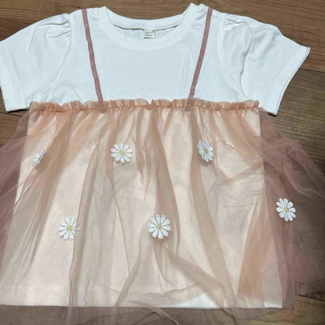 apres les cours(アプレレクール)の専用)110サイズ　Tシャツ キッズ/ベビー/マタニティのキッズ服女の子用(90cm~)(Tシャツ/カットソー)の商品写真