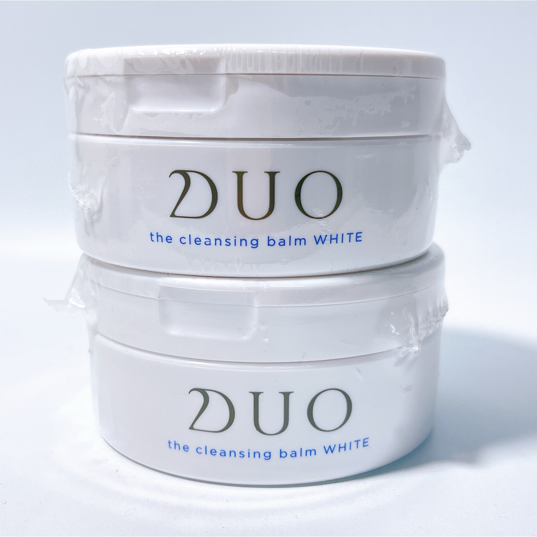 DUO(デュオ)のDUO クレンジングバーム ホワイト 90g 2個セット コスメ/美容のスキンケア/基礎化粧品(クレンジング/メイク落とし)の商品写真