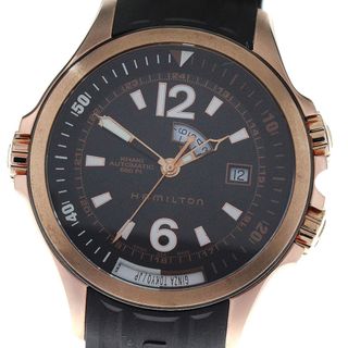 ハミルトン(Hamilton)のハミルトン HAMILTON H775450 カーキ GMT 自動巻き メンズ 美品 _815492(腕時計(アナログ))