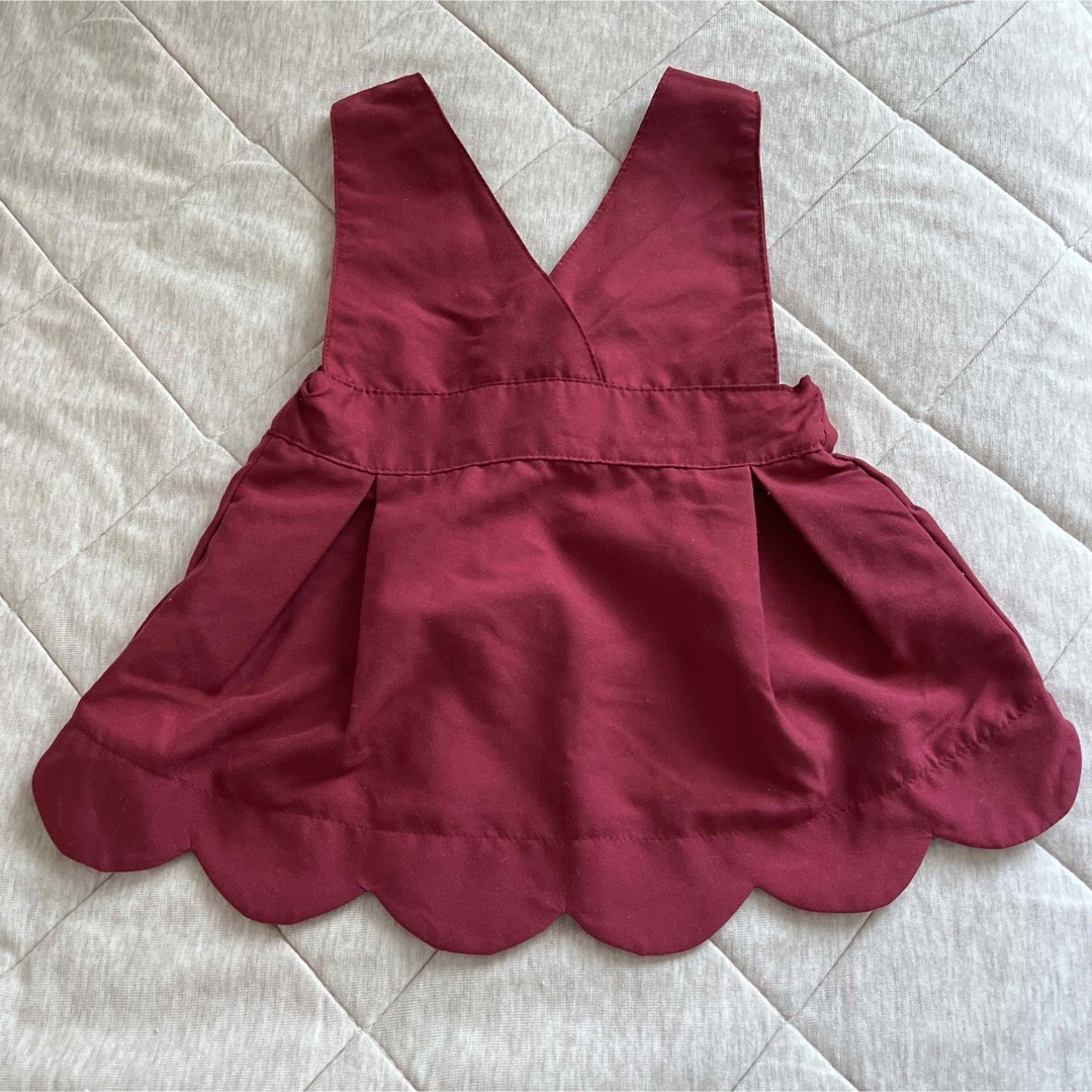 西松屋(ニシマツヤ)の西松屋 ジャンパースカート キッズ/ベビー/マタニティのベビー服(~85cm)(スカート)の商品写真